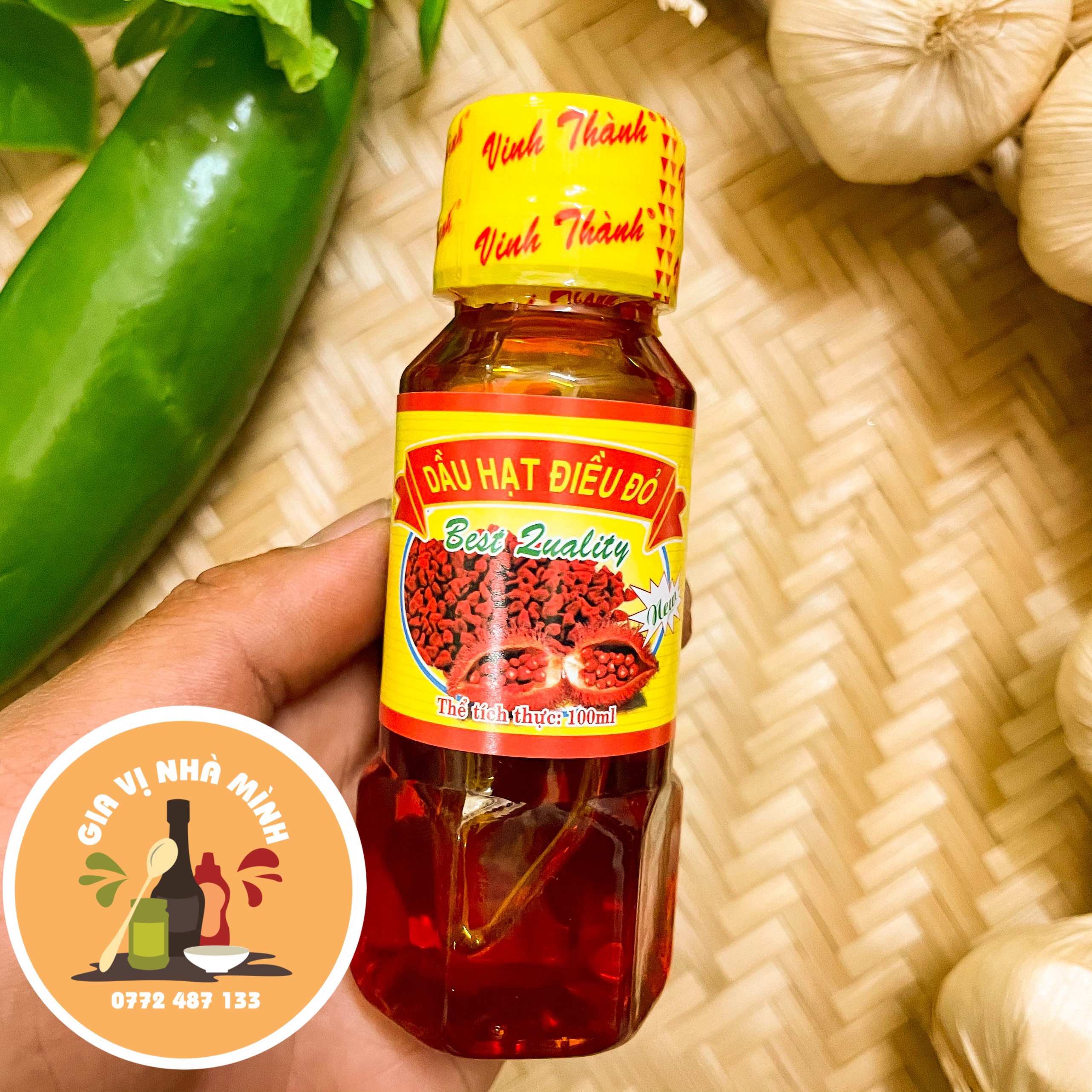 DẦU ĐIỀU ĐỎ VINH THÀNH - CHAI 100ML