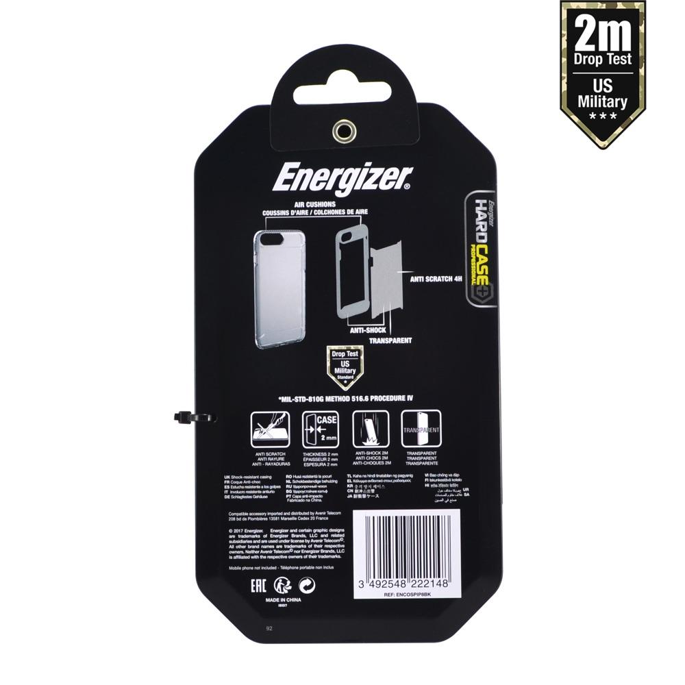 ỐP LƯNG ENERGIZER CHỐNG SỐC 2M CHO IPHONE X - ENCOSPIP8BK