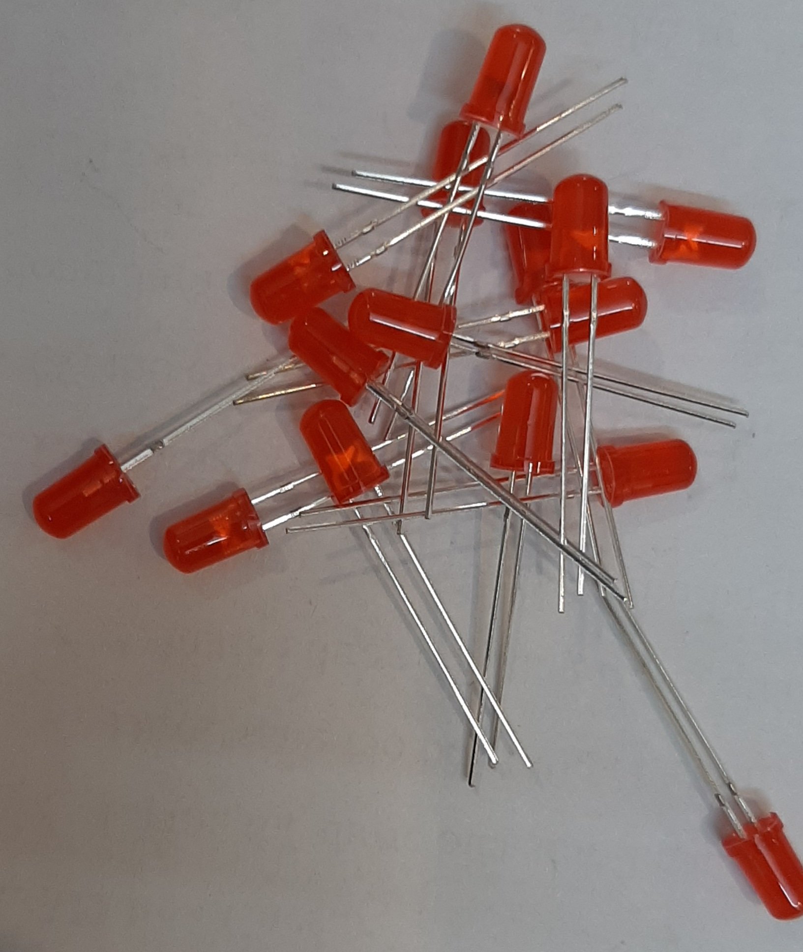Led 5mm, Led đơn 5mm, led đơn phi 5, led đơn màu đỏ, led màu vàng, led màu xanh lá đường kính 5mm