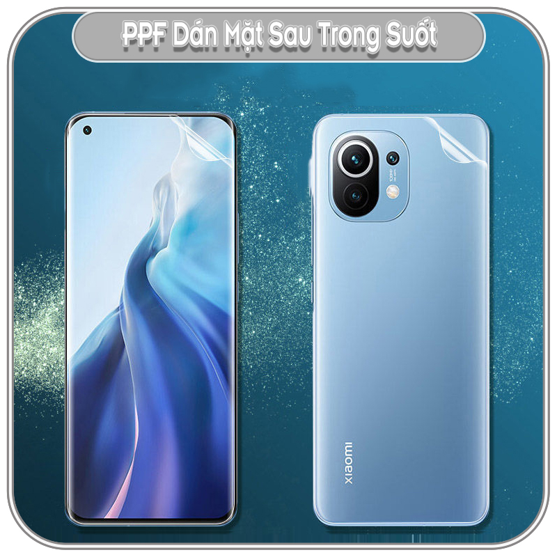 Miếng Dán PPF Trong Suốt Mặt Sau Cho Xiaomi - Mi - Redmi - Redmi Note - Poco