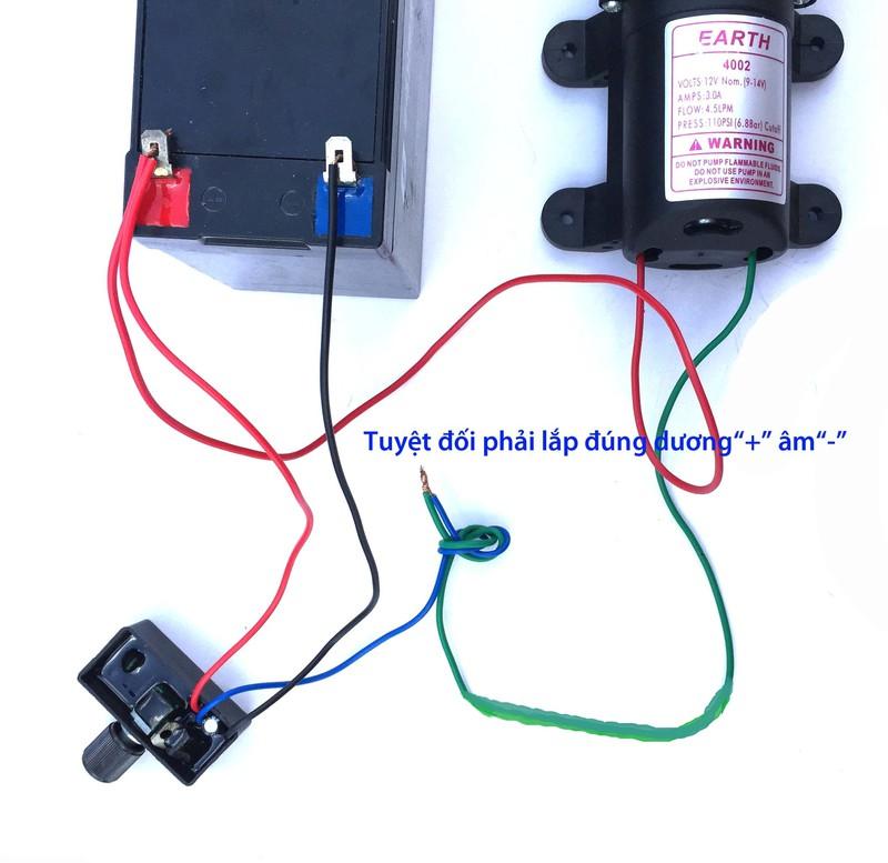 Chiết áp 12v điều chỉnh dòng máy bơm