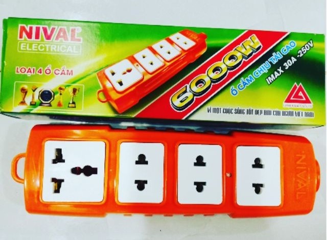 Ổ cắm siêu chịu tải 6000w nival