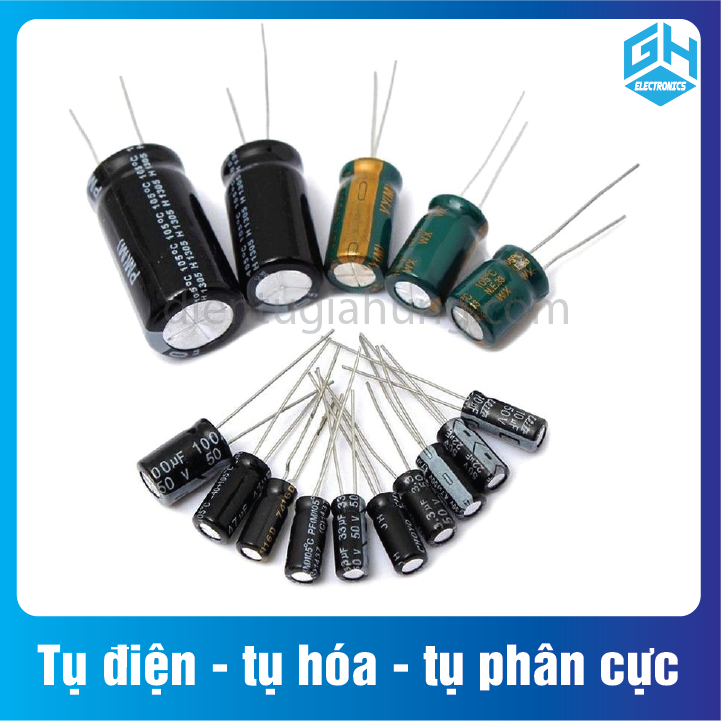 COMBO Tụ điện tụ hóa 25V  nhiều loại nhiều giá trị