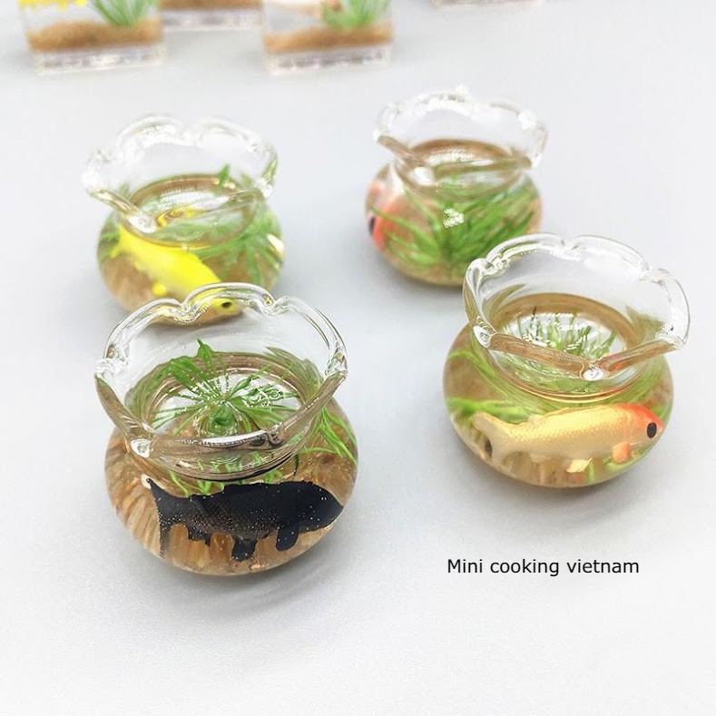 Mô hình bể cá mini cho nhà búp bê Cho Nhà Búp Bê