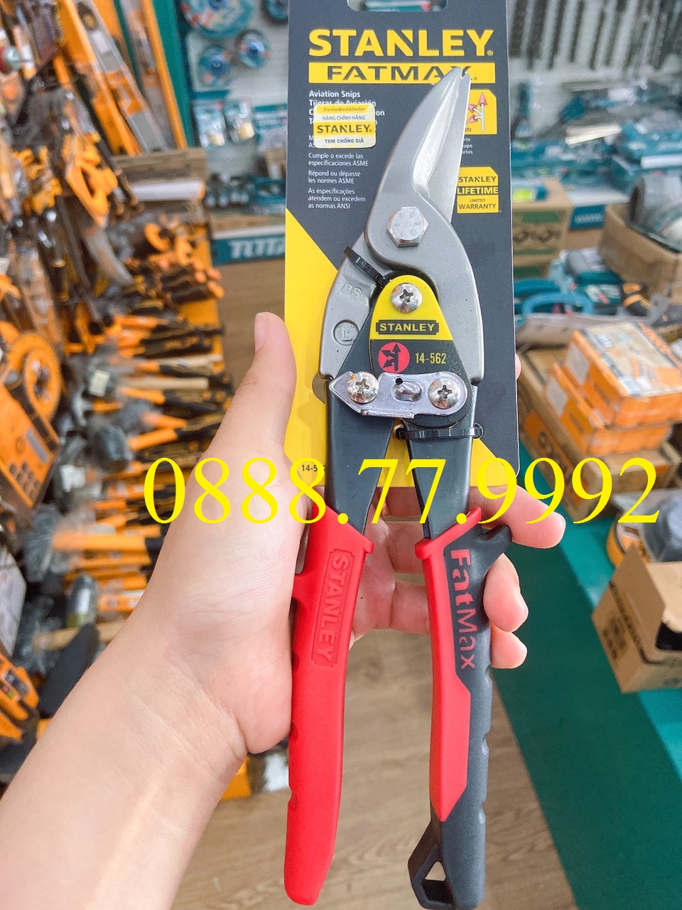 Kéo cắt tôn mũi cong trái 10 inch 14-562-22