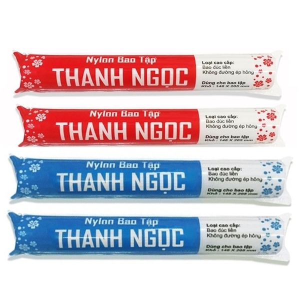 Combo 2 Cuộn Bao Tập + 2 Cuộn Bao Sách Nylon TNT (10 Tờ/ Cuộn)