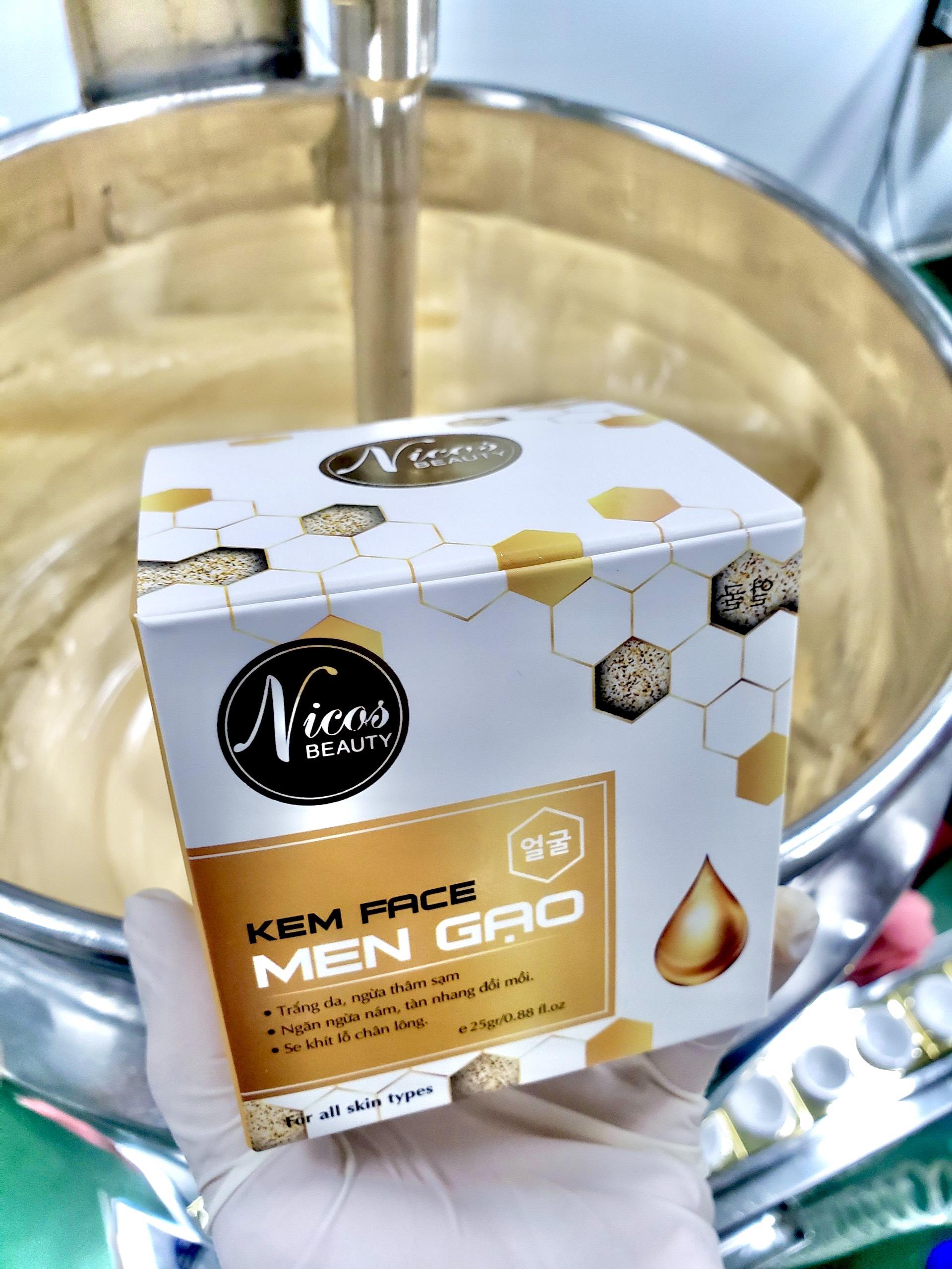 Kem Face Men Gạo Nicos Beauty