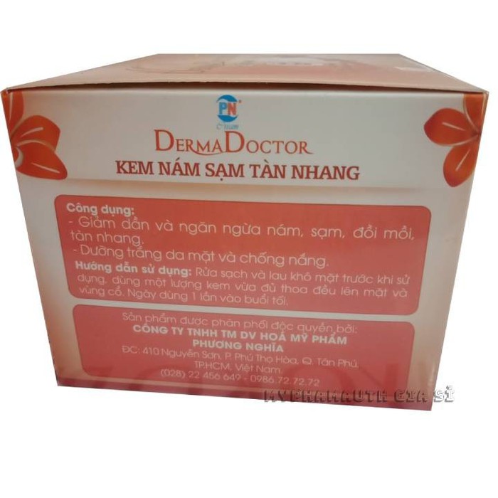 kem nám sạm, đồi mồi ,tàn nhang dermadoctor đạt chuẩn GMP