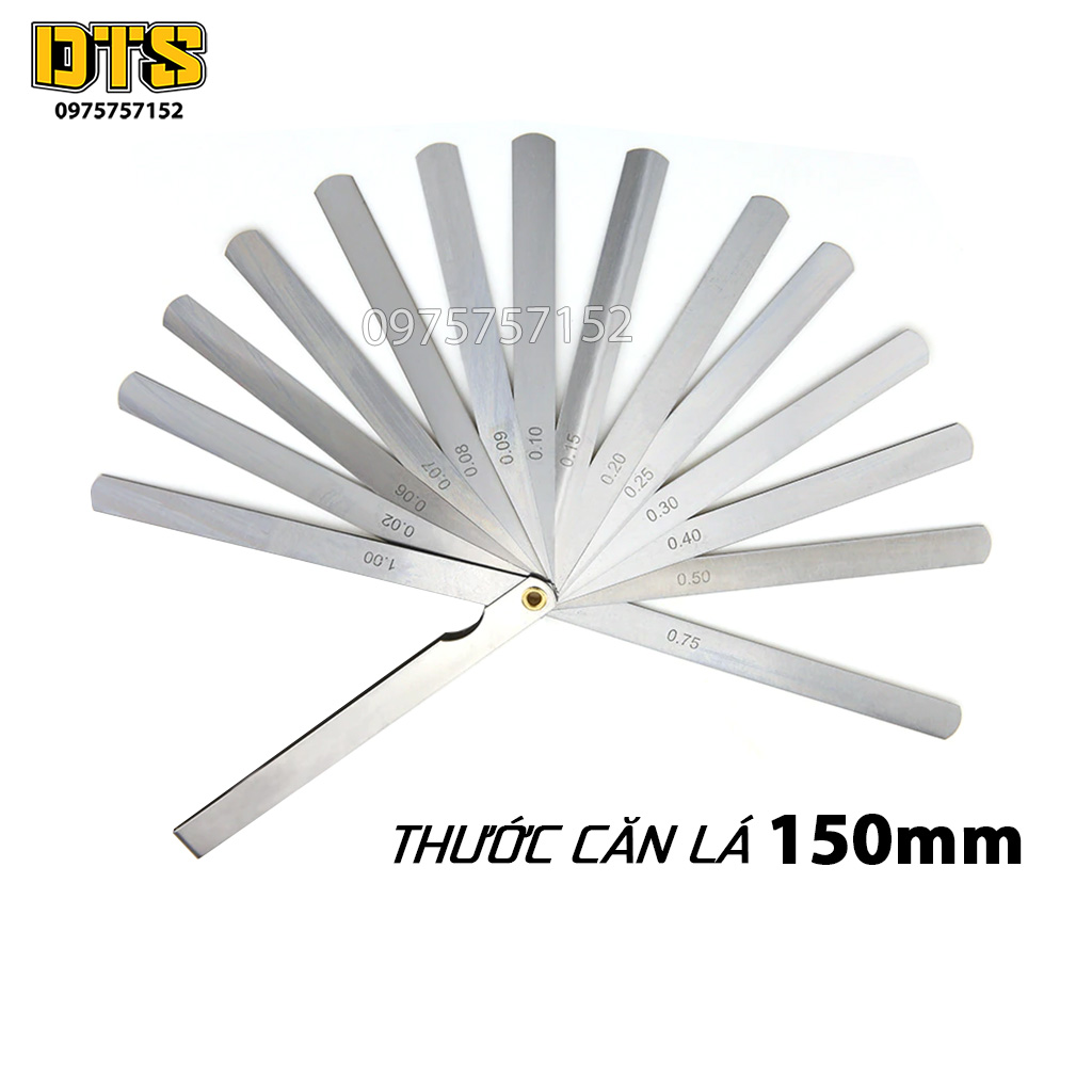 Thước căn lá 17 miếng cao cấp, thước đo khe hở hệ mét 0.02-1.00mm, thước lá chỉnh cò canh chỉnh khe hở Xupap, thép hợp kim lò xo đàn hồi, chính xác cao, thước lá căn đo khe hở, bộ dưỡng đo độ dày, dưỡng đo khe hở