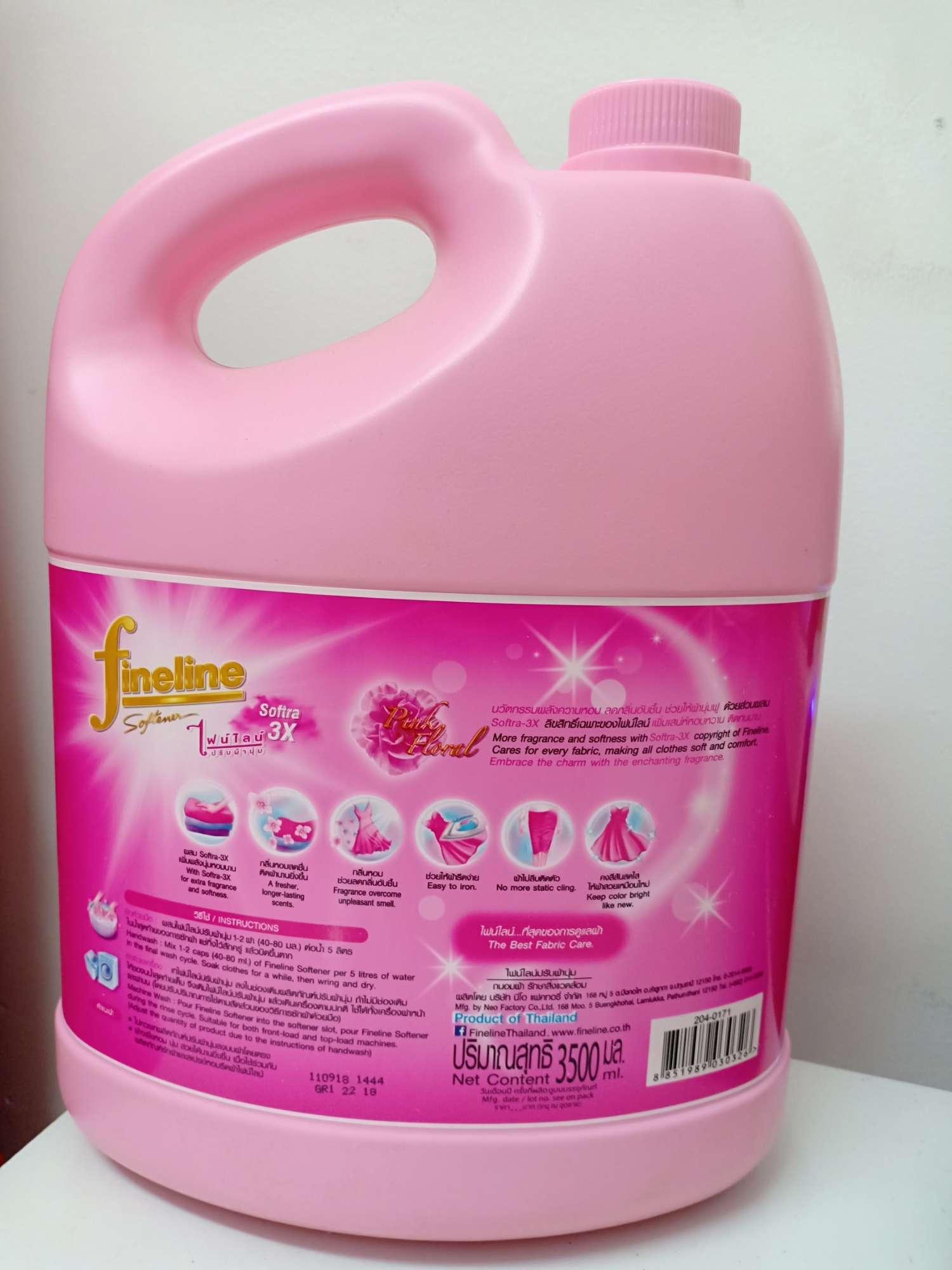 [HCM]nước xả vải fineline hồng 3.5 lít
