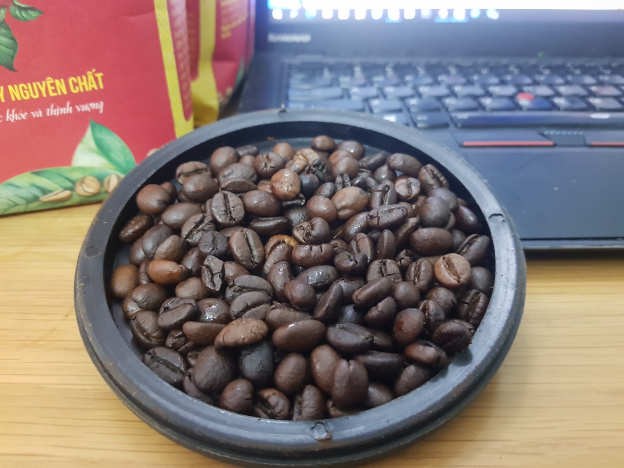 CÀ PHÊ HỒNG PHÚC ĐẬM ĐÀ HẠT 500 GR RANG XAY NGUYÊN CHẤT