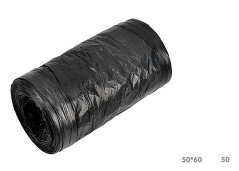 Set 15 túi nilon đựng rác màu đen 50x60cm