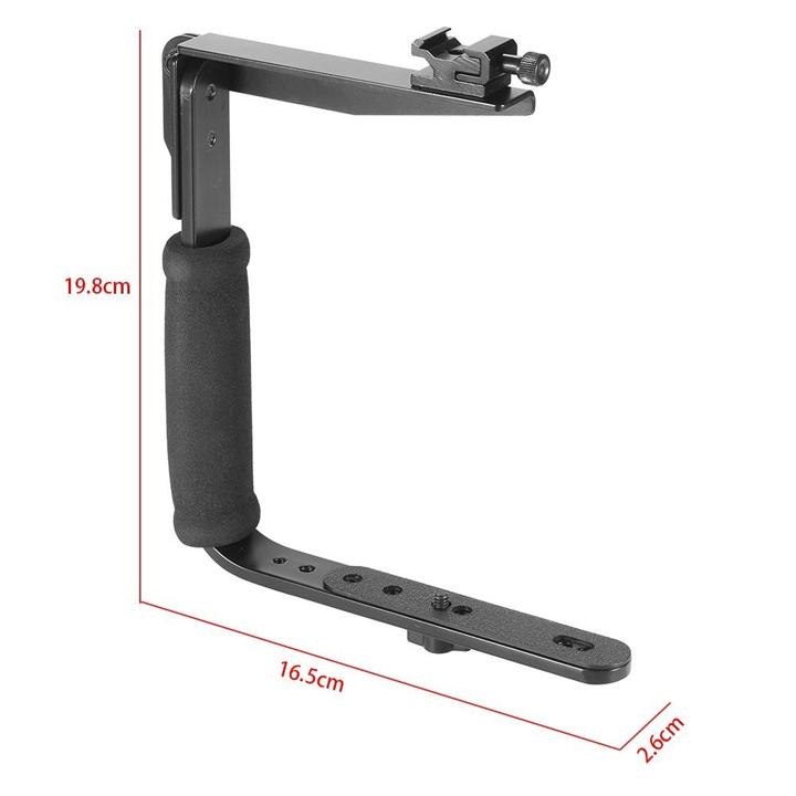 Bracket U gắn máy ảnh quay phim đèn có mút đệm