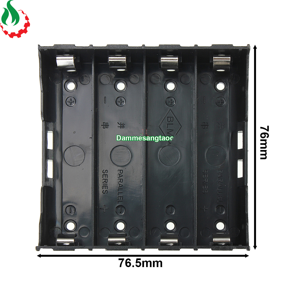 Đế pin 18650 có chân hàn