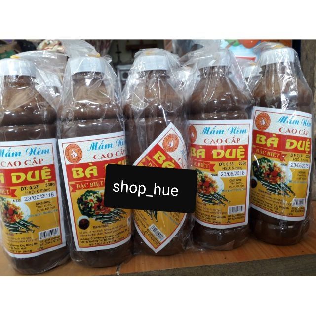 Mắm nêm cao cấp bà duệ, đặc sản huế combo 10 chai 500ml
