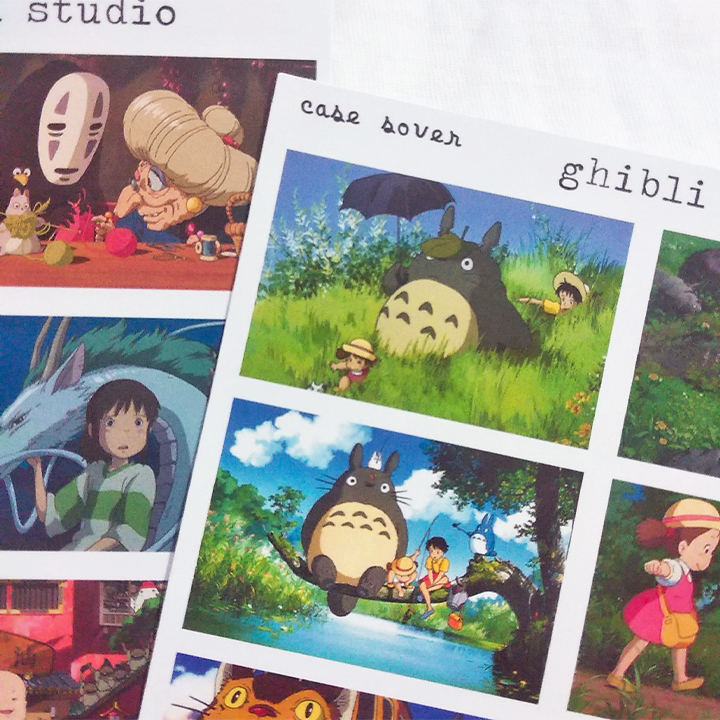 Set Sticker chủ đề Ghibli Studio trang trí Bullet Journal / Planner - Case Sover
