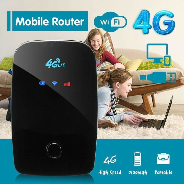 Bộ Phát Wifi Di Động Hàng Cao Cấp - Phát Wifi Từ Sim 4G Data Tốc Độ cao - Sử Dụng Đa mạng , Chỉ Cần Lắp Sim và