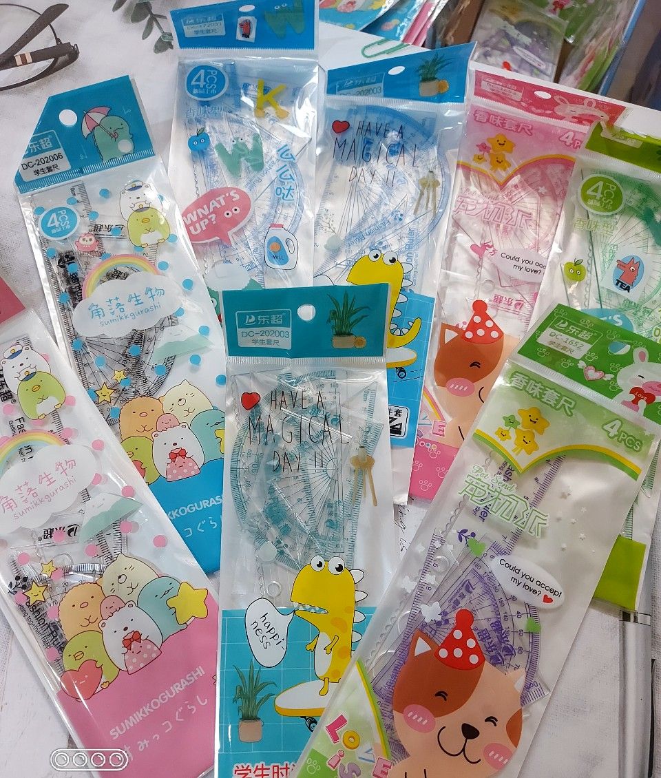 [HCM] SET 4 cây thước kẻ đa năng