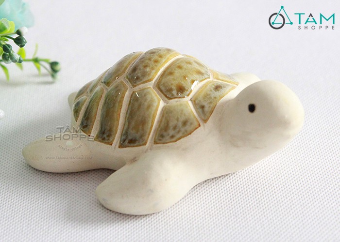Tượng Rùa Gốm Super Cute Lớn - Rua Gom Lon