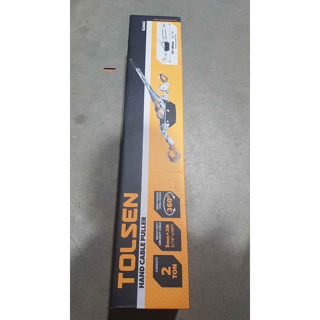 DỤNG CỤ KÉO CÁP TAY 2 TẤN TOLSEN 62442 -HÀNG CHÍNH HÃNG