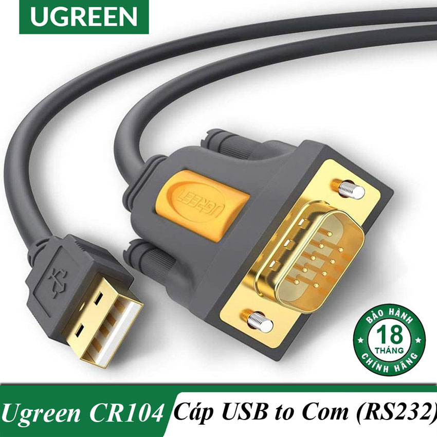 [HCM]Cáp USB to Com ( RS232 )Chính Hãng Ugreen CR107 Cao Cấp