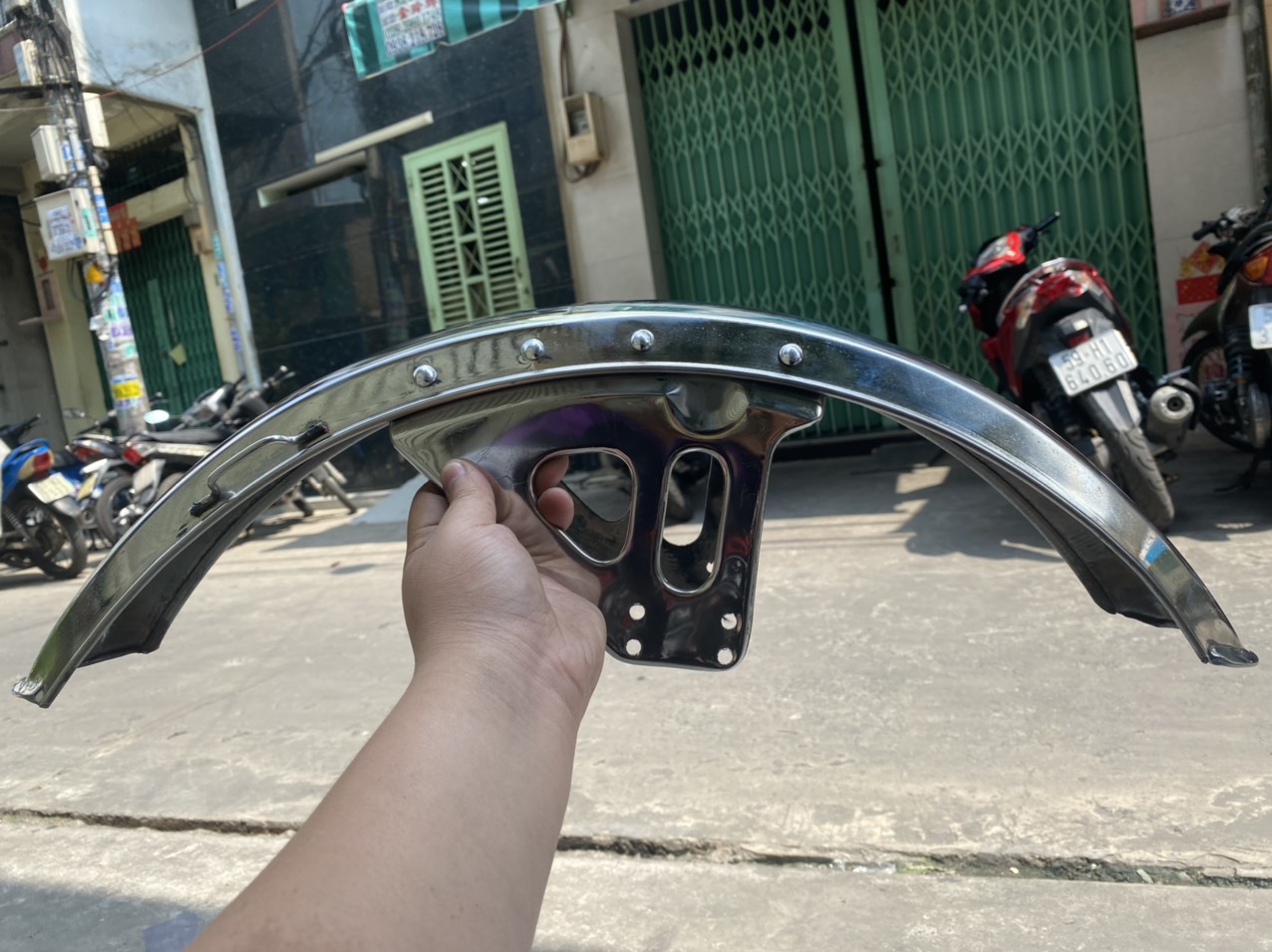 CẶP DÈ TRƯỚC - SAU XE WIN 100 INOX