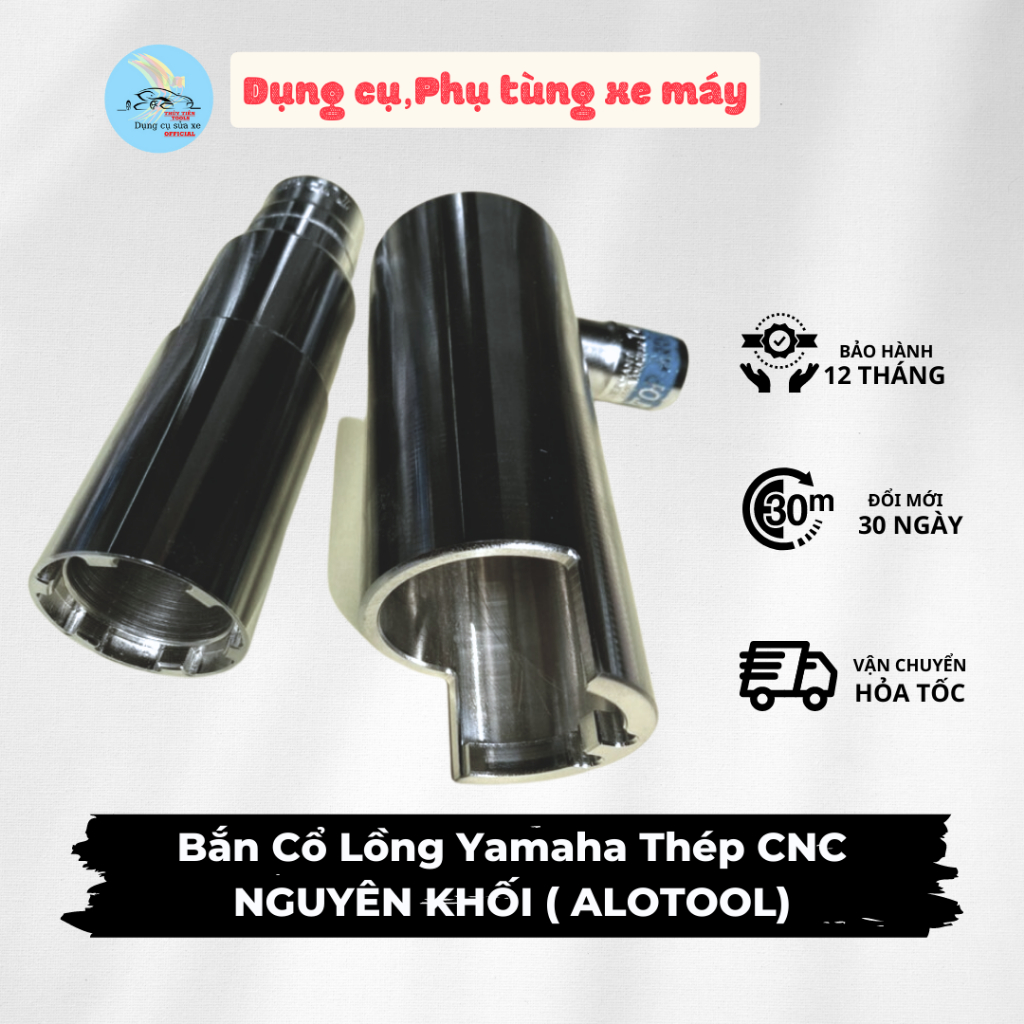 Bắn cổ lồng yamaha thép cnc nguyên khối