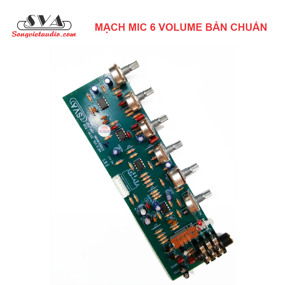 MẠCH MIC 6 VOLUME - KÈM DÂY