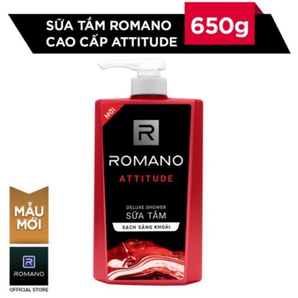 Sữa tắm cao cấp Romano Attitude 650g cao cấp