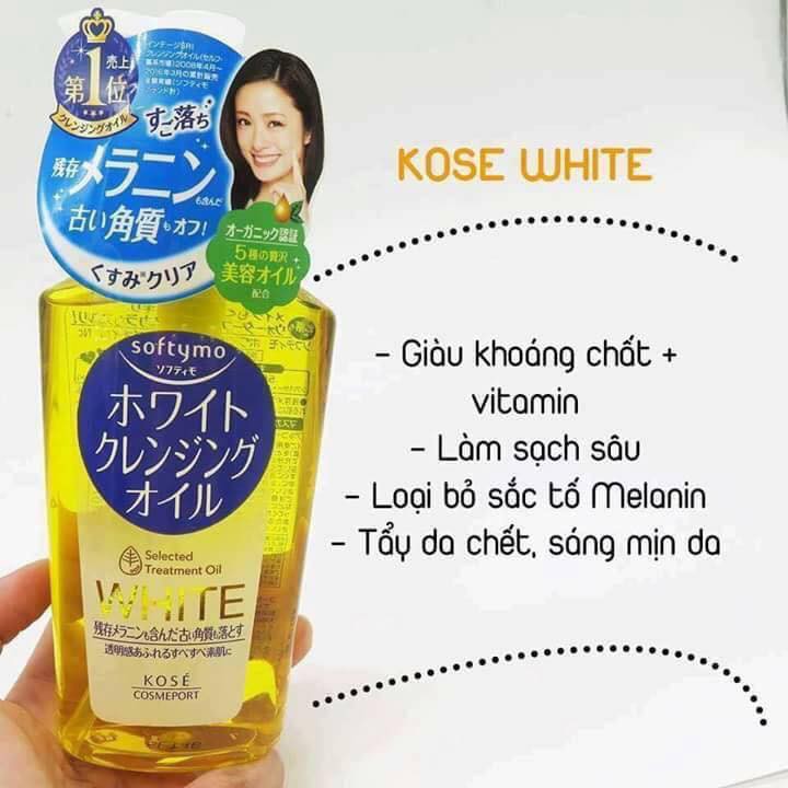 DẦU TẨY TRANG KOSE SOFTYMO 230ml