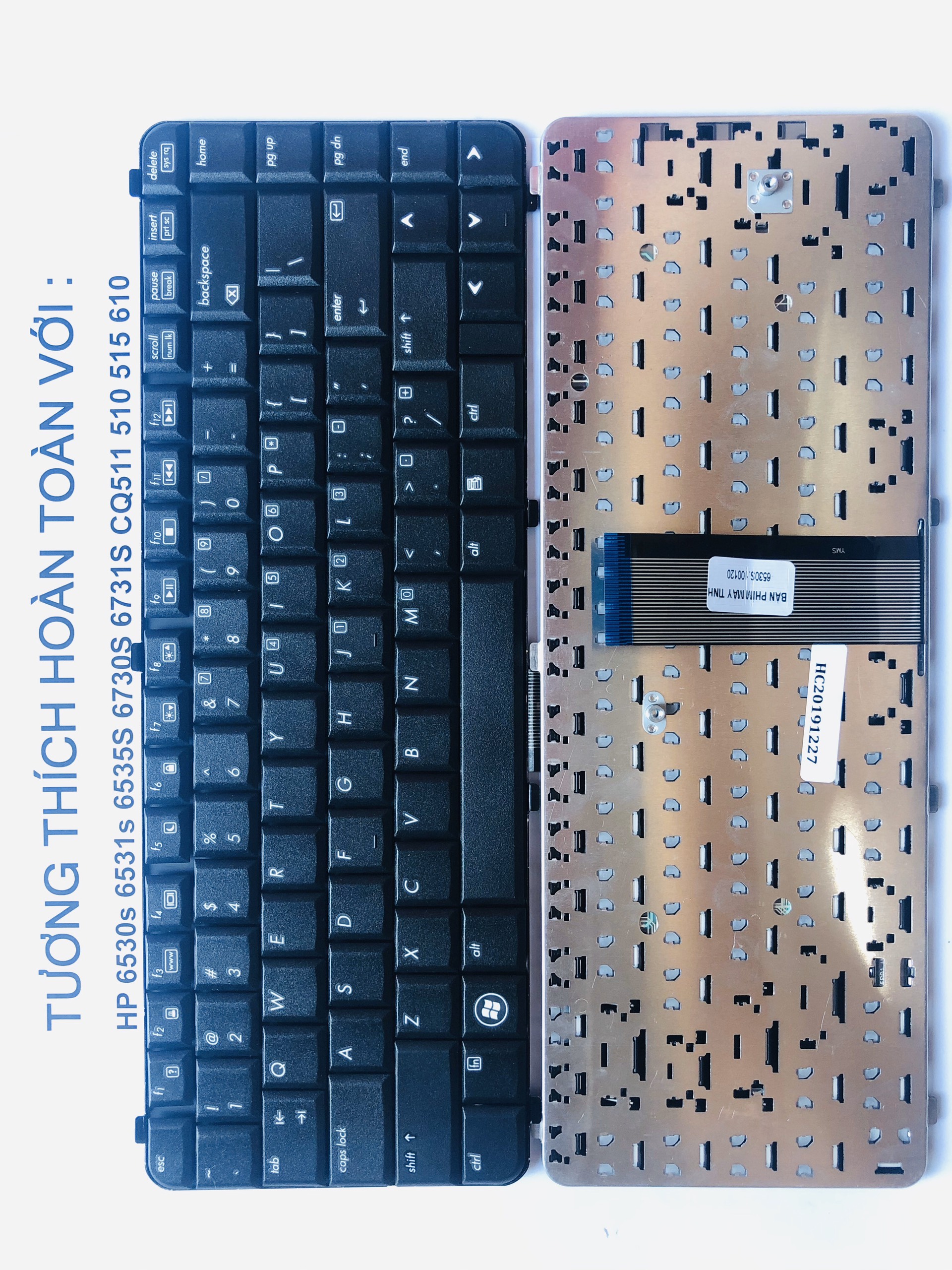Bàn phím cho laptop hp compaq 6530s 6531s 6535s 6730s 6731s cq511 510 515 610 hàng mới 100% bảo hành 12 tháng toàn quốc