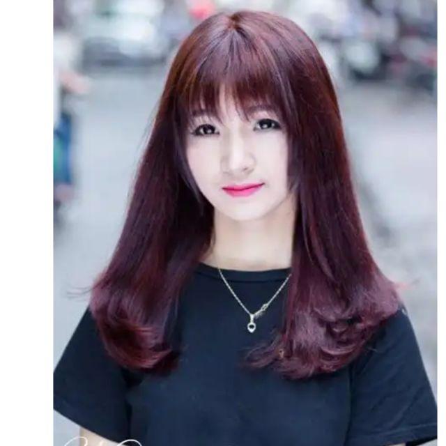 THUỐC NHUỘM PHỦ BẠC KELLA NÂU ĐỎ 100ML KÈM OXI