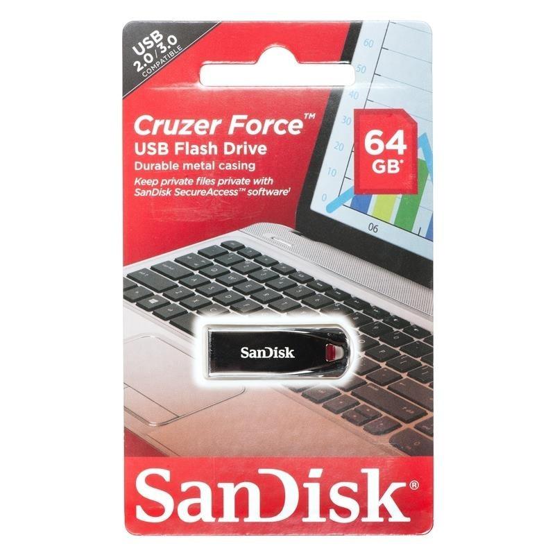 [HCM]USB Sandisk Cruzer Force CZ71 64GB (Bạc)