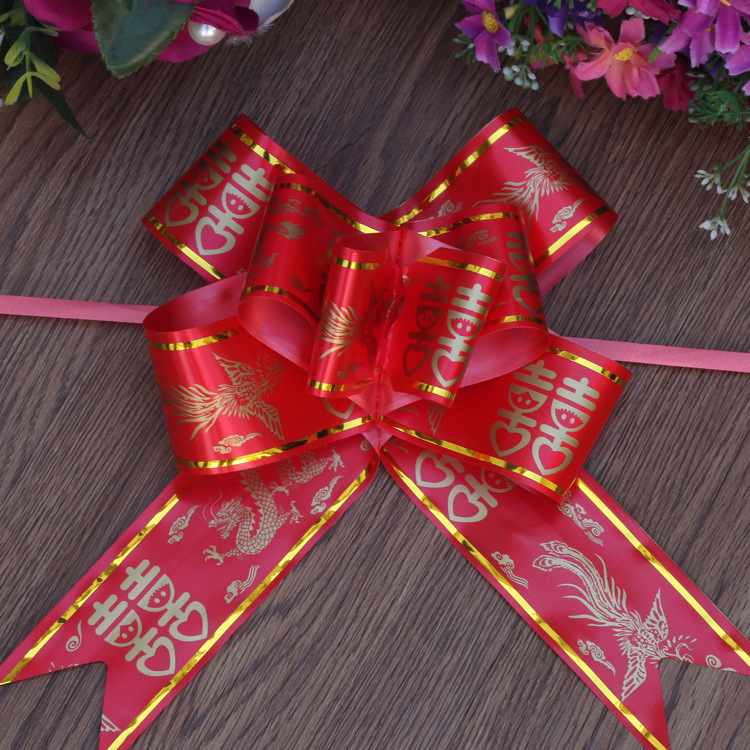 NƠ RÚT SONG HỶ TRANG TRÍ ĐÁM CƯỚI