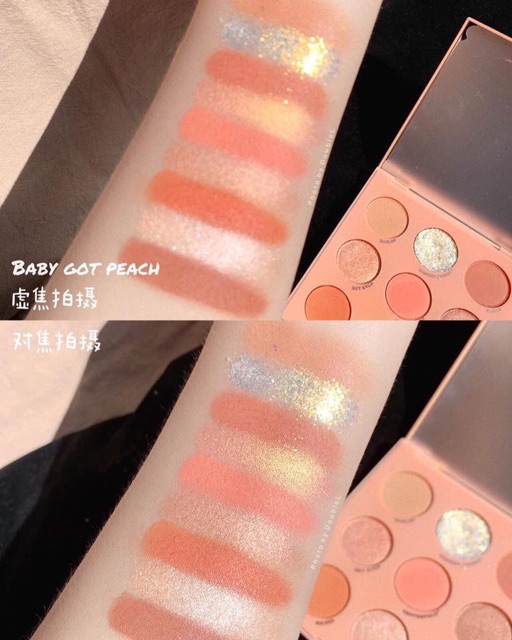 BẢNG PHẤN MẮT COLOURPOP BABY GOT PEACH-  HAPPY HOUSE