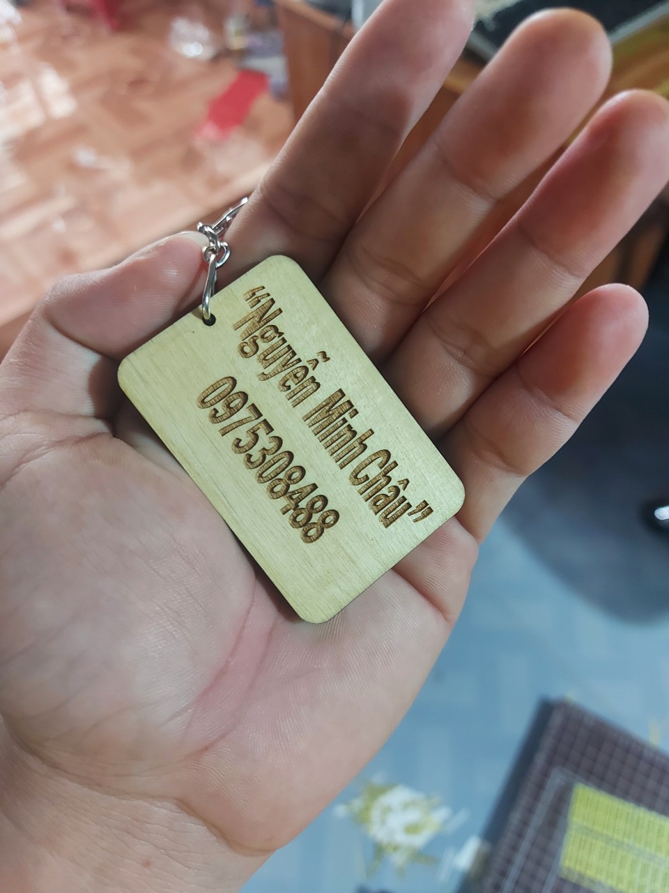 [HCM]Móc khóa gỗ