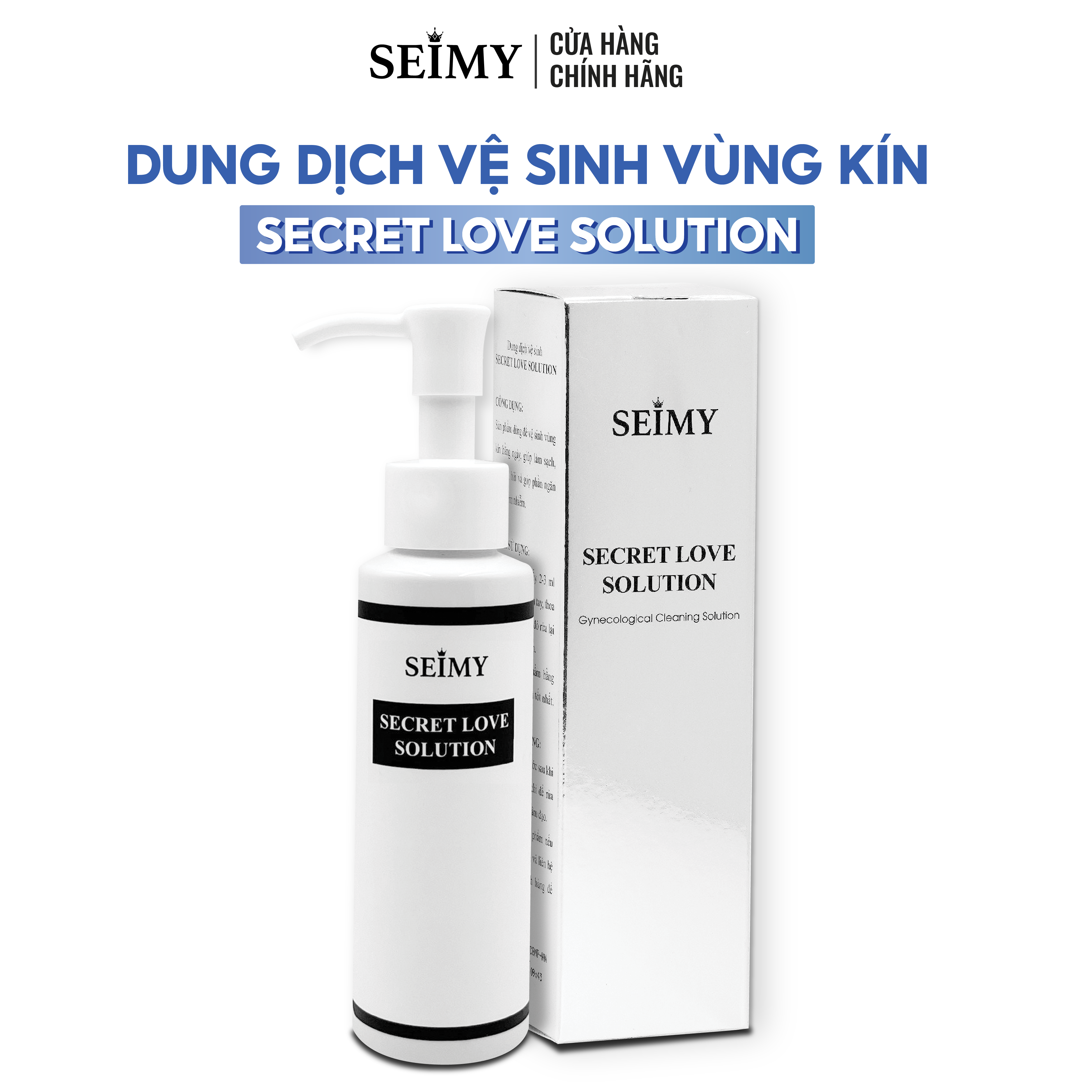 Dung dịch vệ sinh dạng gel SEIMY - Secret Love Solution 100ml