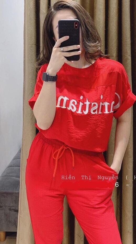 Đồ bộ nữ da cá dài thời trang dạo phố (GS) UZU