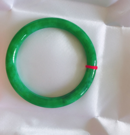 [HCM]( mẫu mới về) Vòng tay cẩm thạch xanh lý đá tự nhiên đủ ni tayhàng bao đẹpcó tư vấn side