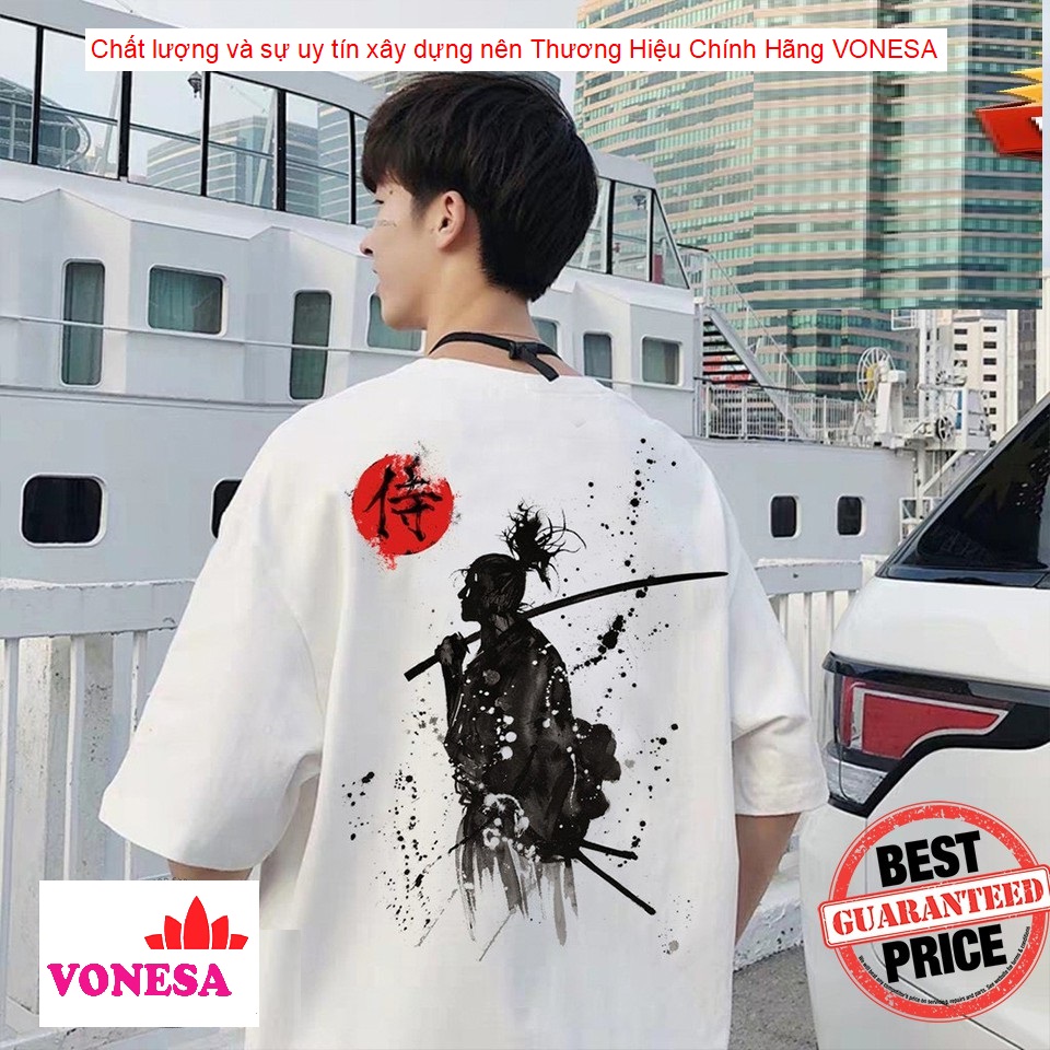 [HCM](VIDEO + ẢNH THẬT) Áo Tay Lỡ Unisex Samurai Thư Pháp Cao Cấp | Samurai Japanese