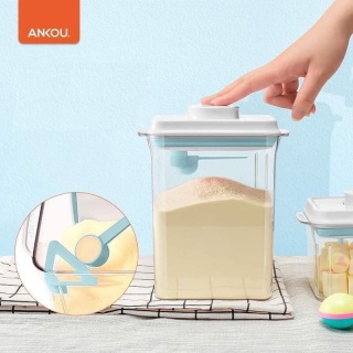 Hộp đựng sữa bột chống ẩm ANKOU 2,3L trữ sữa cho bé hút chân không hiệu quả inHA shop thumbnail