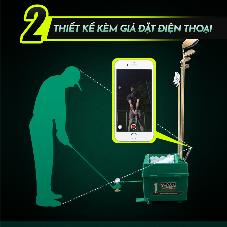 Máy Đặt Bóng Golf, PGM, Máy Đặt Bóng Bán Tự Động Dễ Dàng Sử Dụng