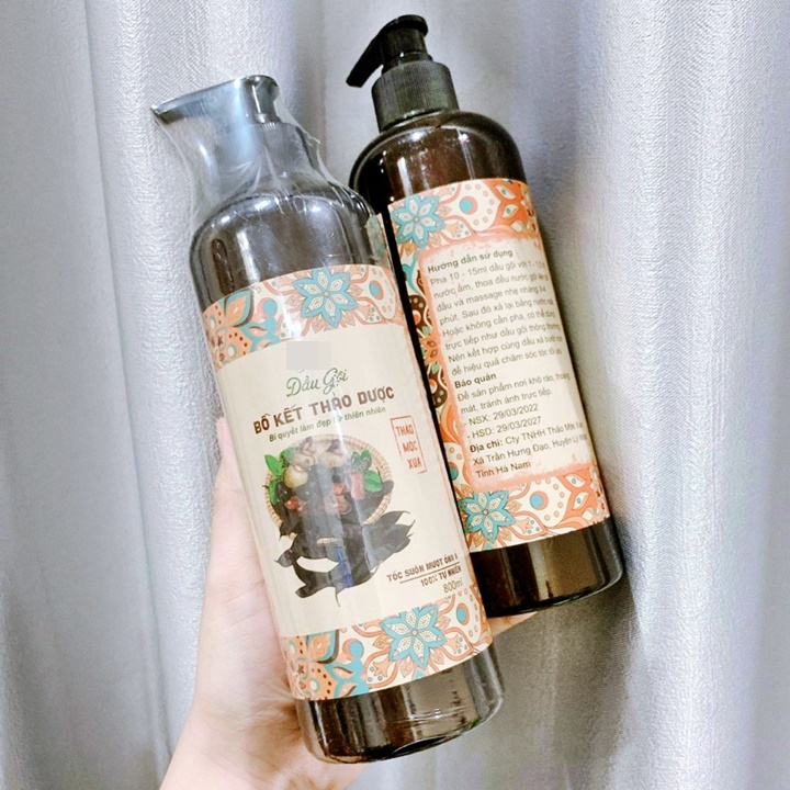 Dầu gội bồ kết thảo dược 800ml
