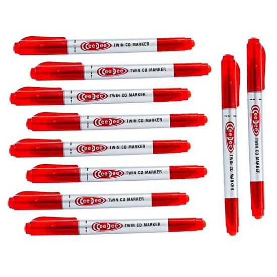 Bộ 10 Bút lông dầu Thiên Long PM-04