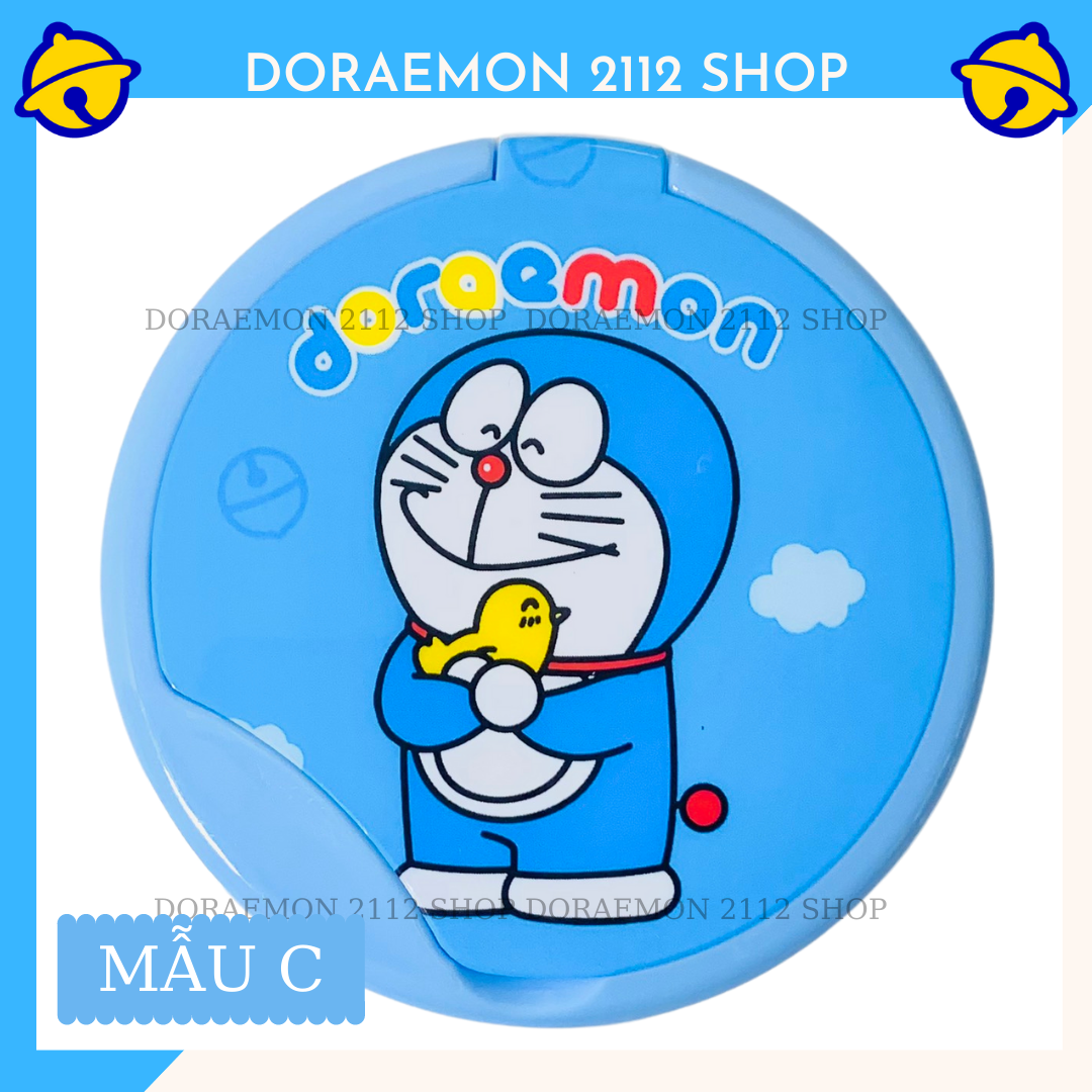 Gương kèm lược Doraemon