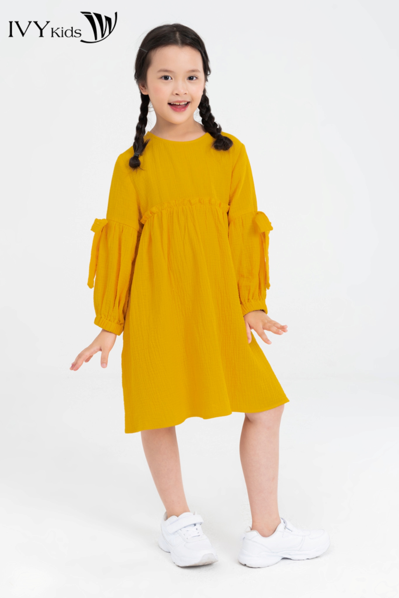 Đầm babydoll bé gái ivy moda ms 47g1595