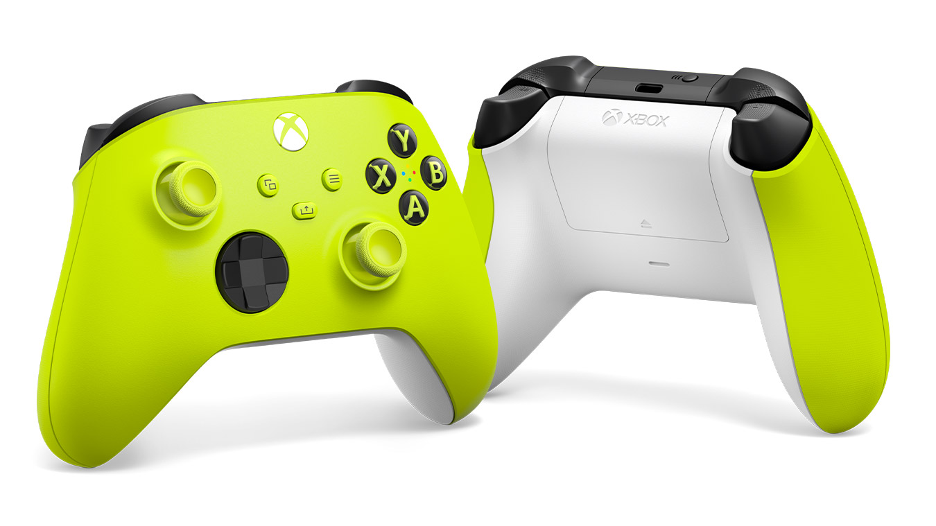 Tay cầm Xbox Wireless Controller Microsoft màu xanh vàng