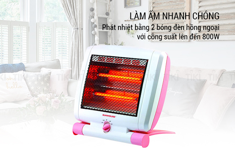 Đèn sưởi hồng ngoại Sunhouse SHD7010