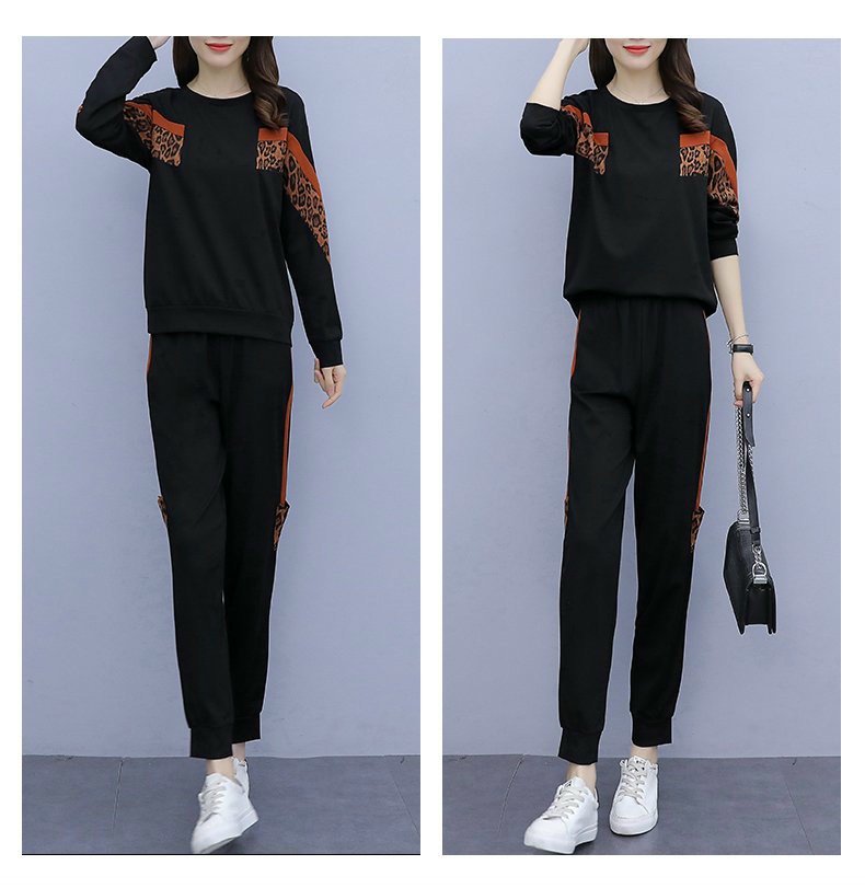 SET BỘ THUN THỂ THAO PHỐI DA BEO