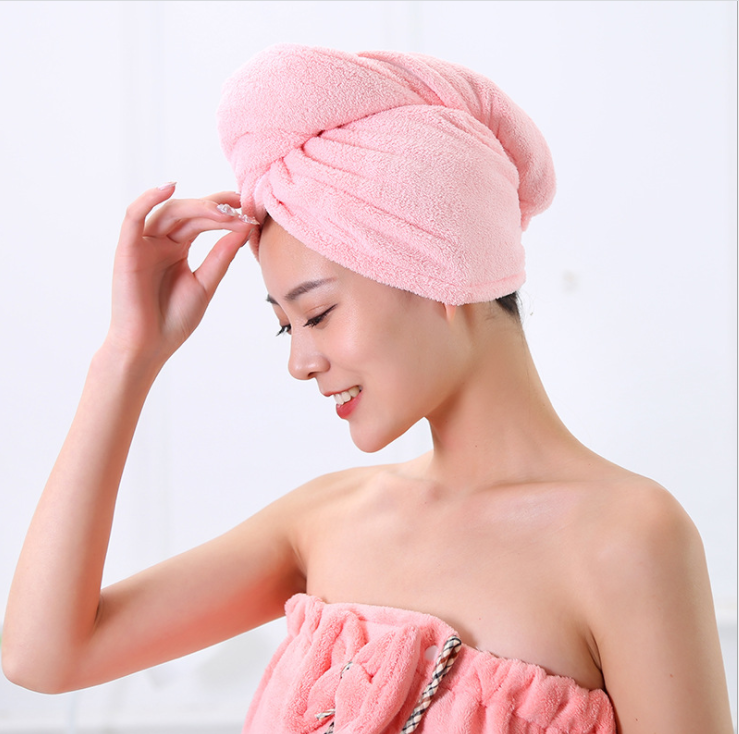Khăn Quấn Ủ Tóc Lau Khô, khăn dùng gội đầu, ủ tóc